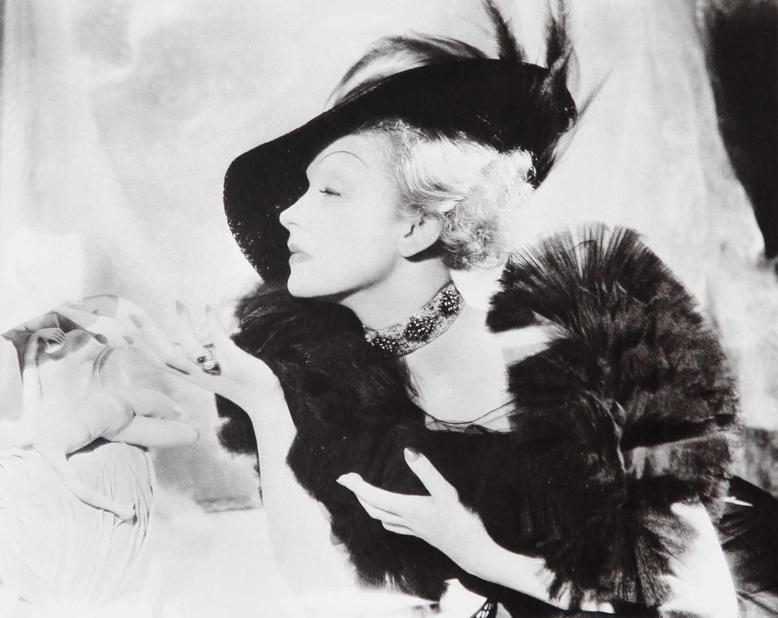 Cecil Beaton - Marlele Dietrich 1935: Artist: Cecil Beaton Title: Marlele Dietrich 1935 Date Printed: Printed in 1979 Heavy weight paper Medium: Vintage Photogravure Limited Edition Printer Location: Printed in Italy in 1979 Size/Dimensio