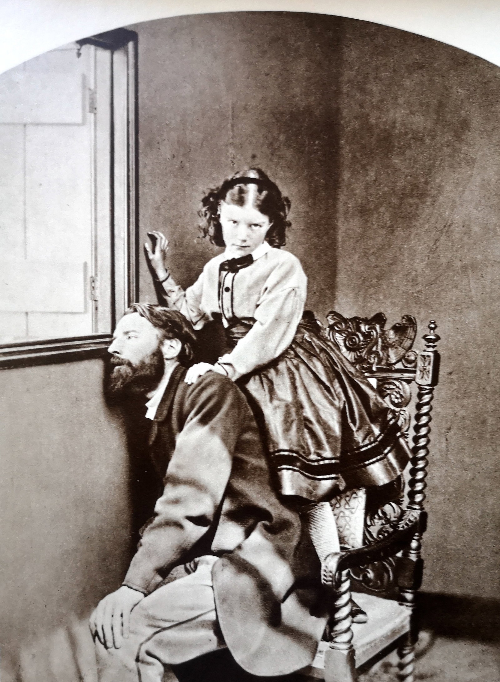 Lewis Carroll (1832-1898) - Reverend Baker and May: Artist: Lewis Carroll (1832-1898) Title: Reverend Baker and May Date Printed: Printed in 1979 Heavy weight paper Medium: Vintage Photogravure Limited Edition Printer Location: Printed in Italy in 1979