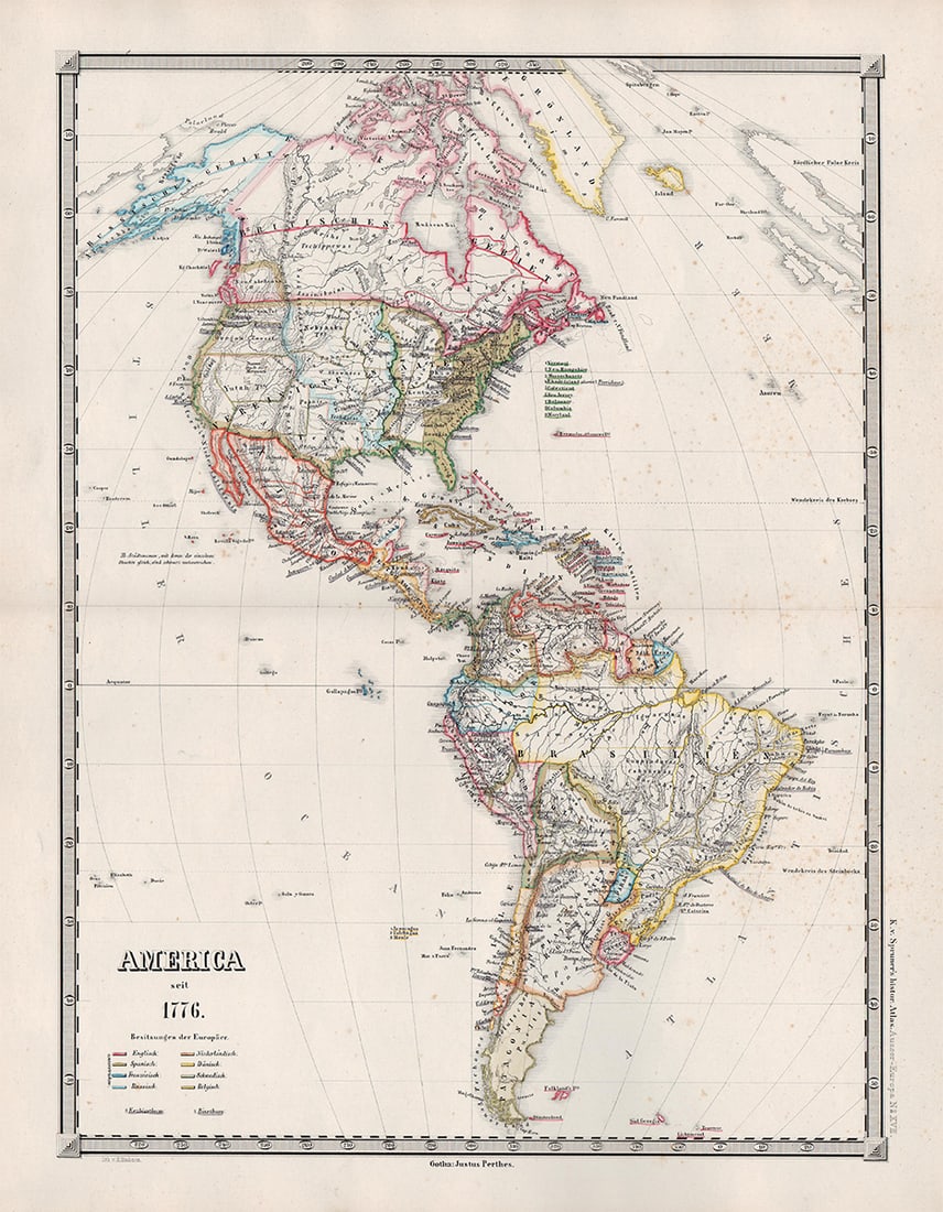Fascinating map of America from 1776 to 1855 (1 of 7)