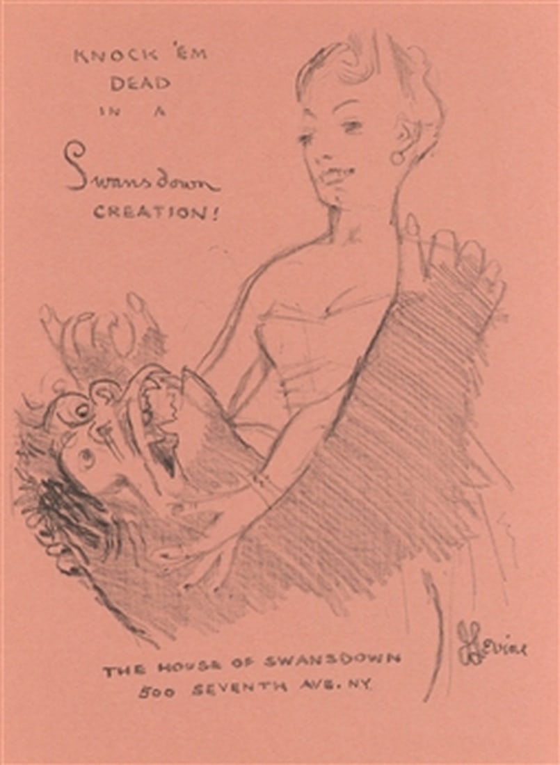 Jack Levine original lithograph: Medium: original lithograph. This lithograph is from the rare 1954 "Improvisations" portfolio, published by the Artists Equity Association of New York on the occasion of the 1954 Spring Fantasia Masqu