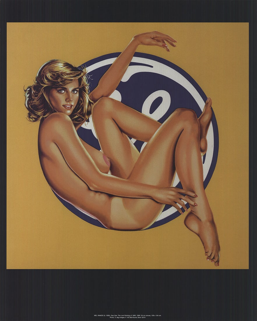 Mel Ramos - Gee Gee - 2010 Offset Lithograph 23" x 19" (1 of 3)