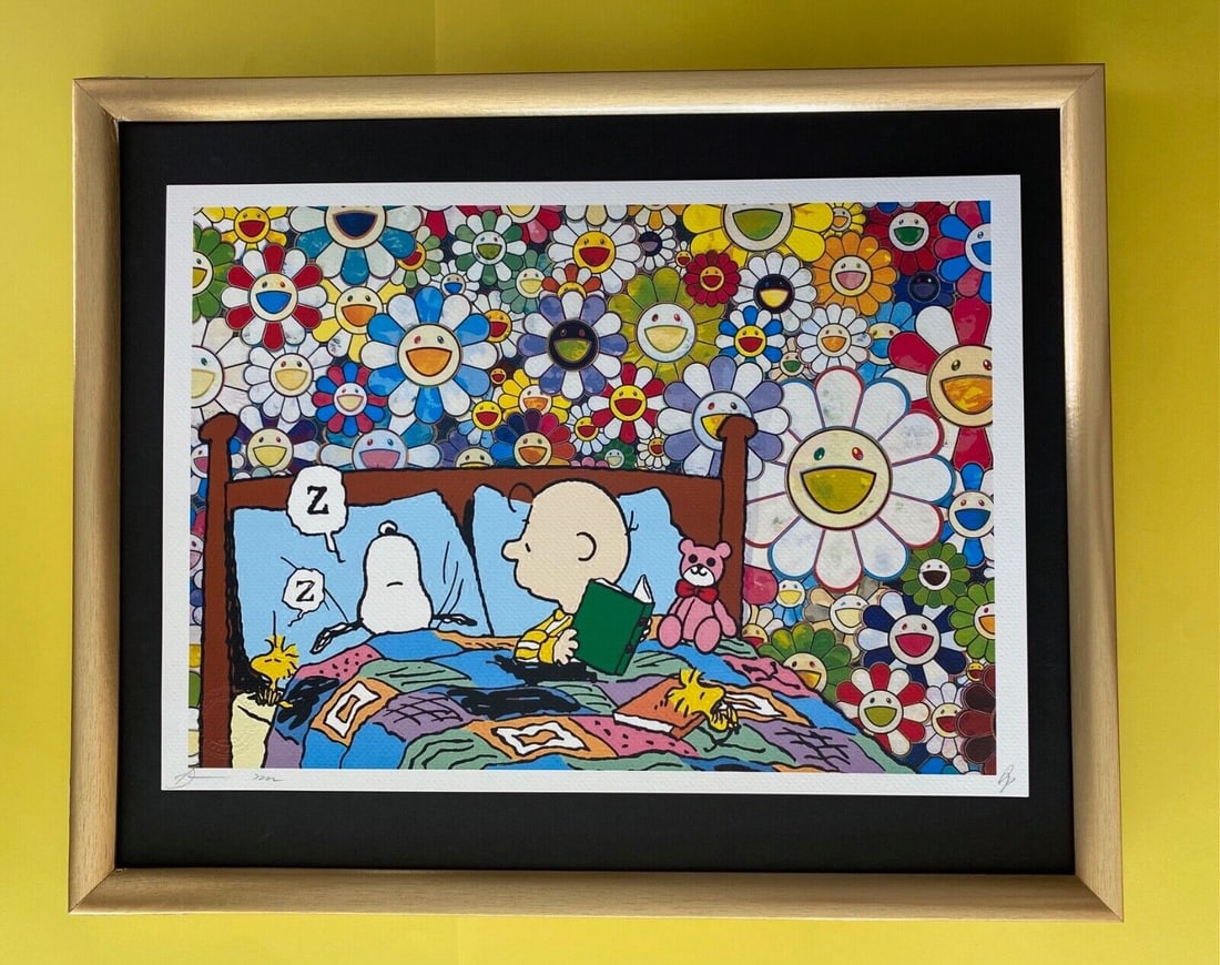 【額装済】【DEATH NYC】SNOOPY✩Basquiat DEATH NYC】SNOOPY✩Basquiat（JEAN MICHEL BASQUIAT | SIGNED