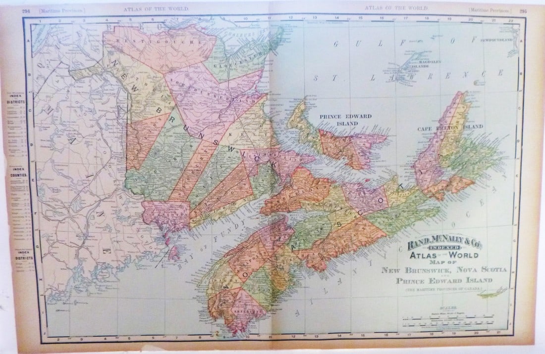 The Maritime Provinces of Canada 1893 (1 of 6)