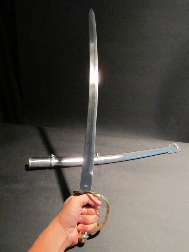 26" Small Cavalry Civil War Carbon Steel Sword (1 of 1)