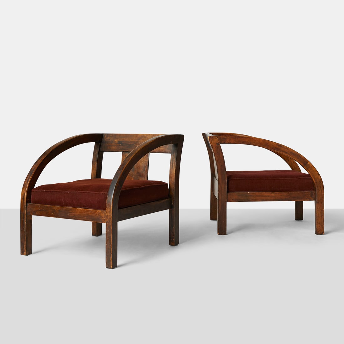 Pair of Oak Art Deco Armchairs (1 of 7)