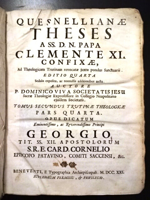 1721 Vellum Bound Pope Clement XI (1 of 5)