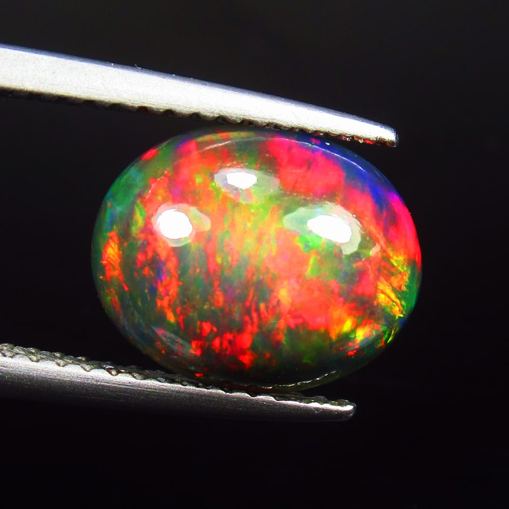 2.20 Ct - Natural Black Fire Opal (1 of 3)