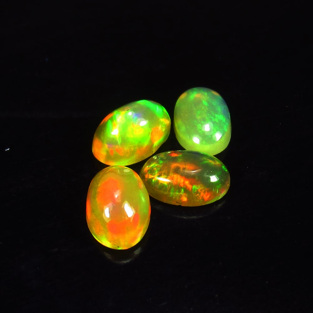 1.37 Ct - Natural Multicolor Opal Set (1 of 3)