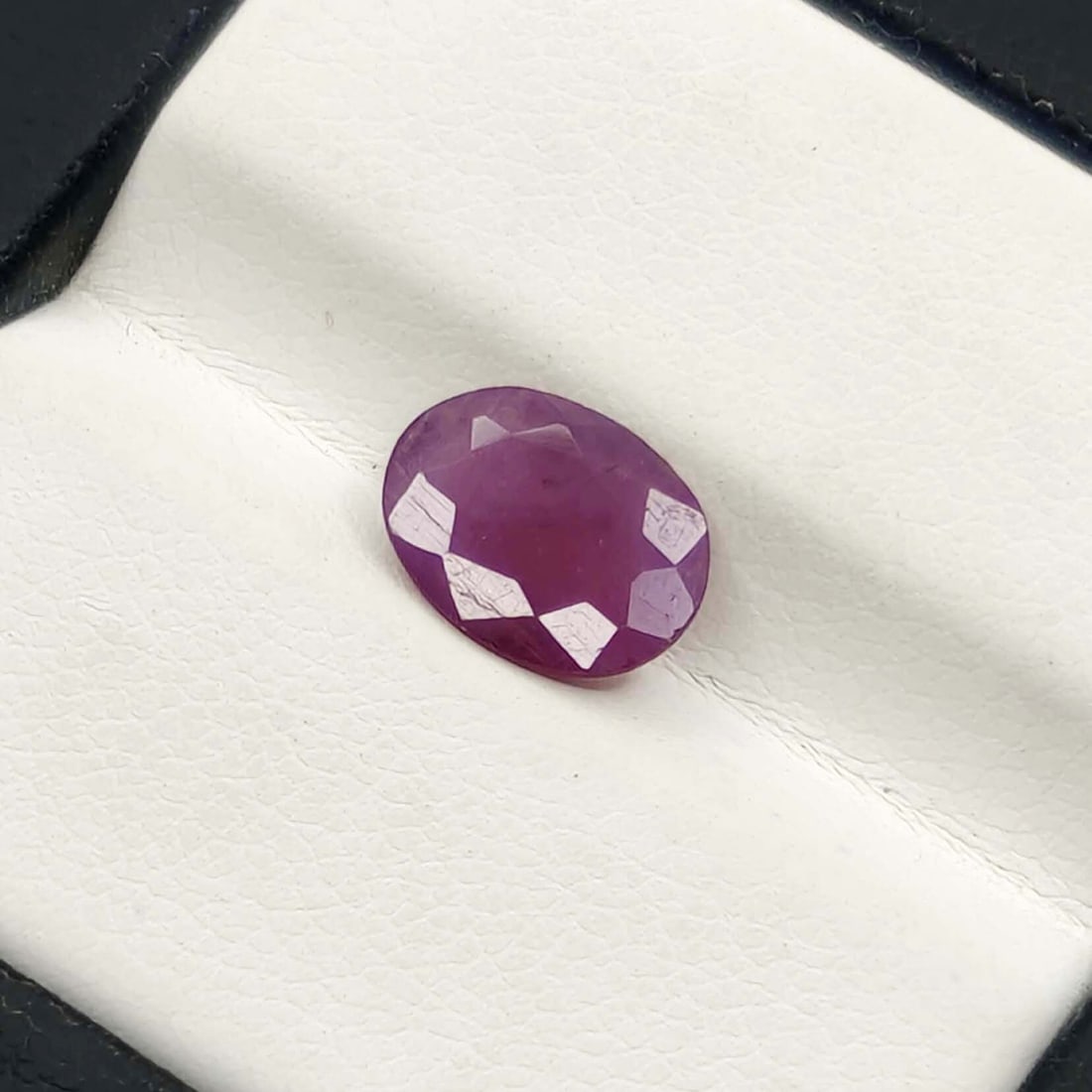 2.10 Ct Natural Unheated Pinkish Red Ruby (1 of 1)