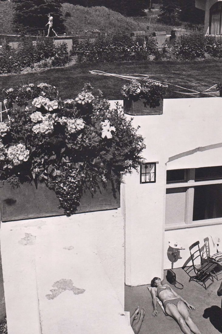 LEE FRIEDLANDER - Lake Louise, Canada 1974: Artist: LEE FRIEDLANDER Print Title: Lake Louise, Canada 1974 Medium: Photo-Lithograph Printing Date: 1970's Printed in the USA Image Size: 8 X 5.5 inches Lee Friedlander (born July 14, 1934) is an Am