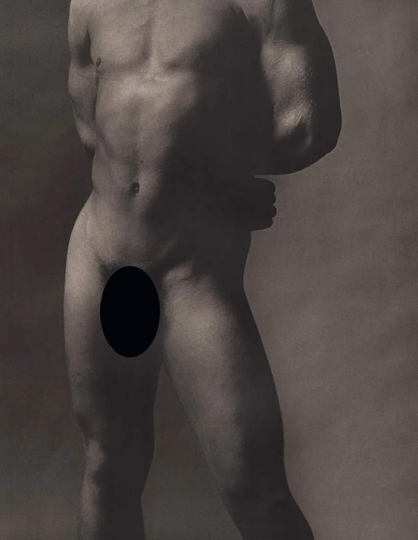 KEN HAAK - Male Figure,1974: Artist: KEN HAAK Print Title: Male Figure,1974 Medium: Tri-tone Photo-lithographs (Limited edition of 5000) Printed in the 1980’s, in the US Image size (inches) approx 13 x 10” Ken Haak(19