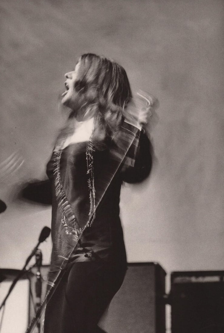 LINDA MCCARTNEY - Janis Joplin at the Filmore East, 1967: Artist: LINDA MCCARTNEY Print Title: Janis Joplin at the Filmore East, 1967 Medium: Photolithograph Printed 1990’s in Hong Kong Image size (inches) approx. 9 x 6” Additional Note: COA incl