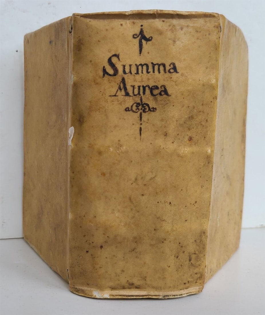 1572 Summa Aurea Armilla Nuncupata by Italian inquisitor B.Fumo antique vellum (1 of 7)