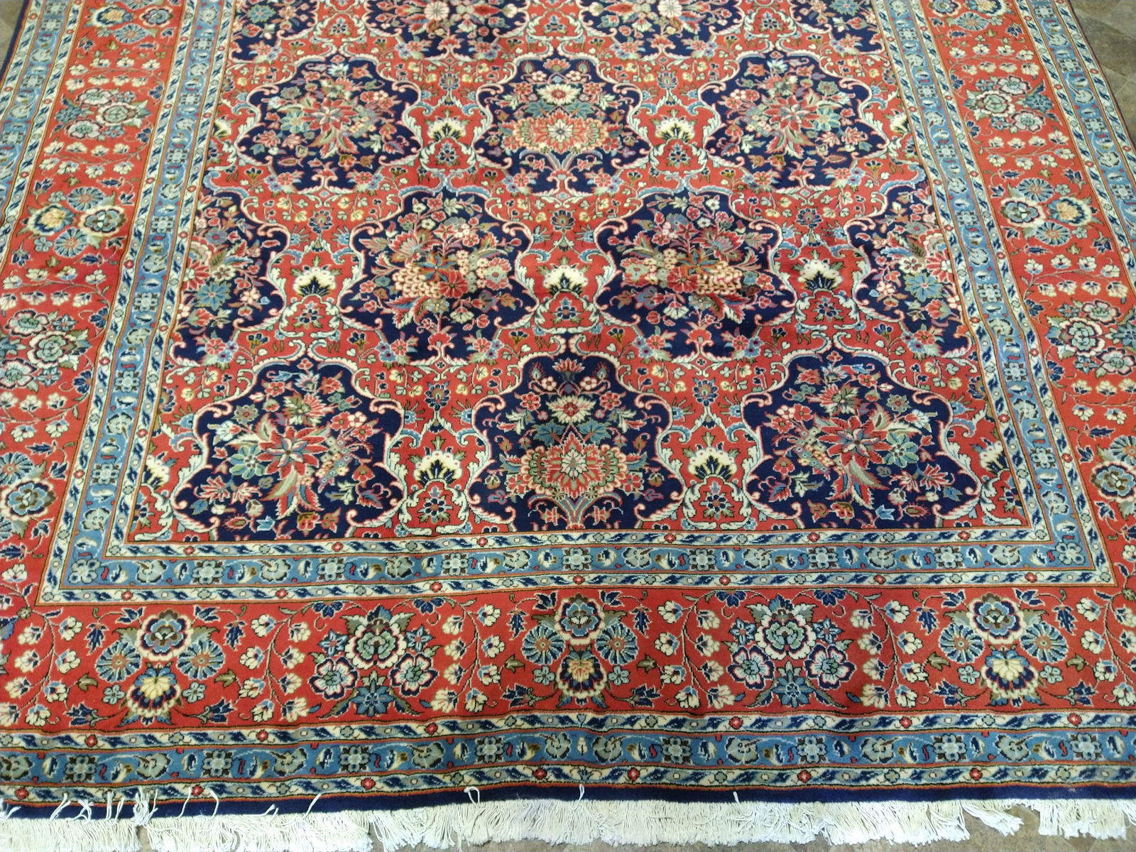 Beautiful QUALITY 8' x 12' Persan Qoum Rug Kork Wool #5066 (1 of 20)