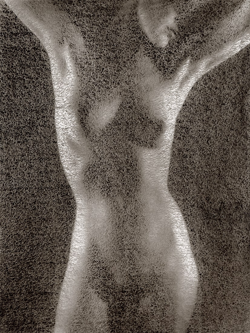 RUTH BERNHARD - Rice Paper, 1969: Artist: Ruth Bernhard Title: Rice Paper, 1969 Medium: Photo Litho, 1996, USA Dimensions: 6.9x9.2" Description: Heat Wax Mounted on 11x14" Conservation Board Artist Bio: Ruth Bernhard was a German-born