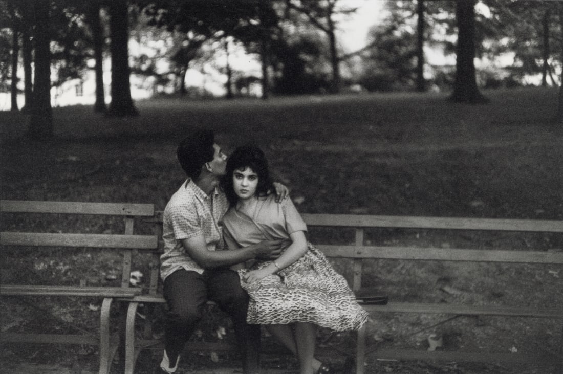 BRUCE DAVIDSON - Central Park, 1960: Artist: Bruce Davidson Title: Central Park, 1960 Medium: Photo Litho, 2009, Germany Dimensions: 9.6x6.4" Description: Heat Wax Mounted on 11x14" Conservation Board Artist Bio: Bruce Davidson is an Ame