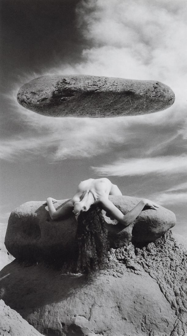 DALE O'DELL - Suspension of Disbelief: Artist: Dale O'Dell Title: Suspension of Disbelief Medium: Photo Litho, Hong Kong, 1997 Dimensions: 6.05x10.9" Description: Heat Wax Mounted on 11x14" Conservation Board Reserve: $45.00 Shipping: Dome