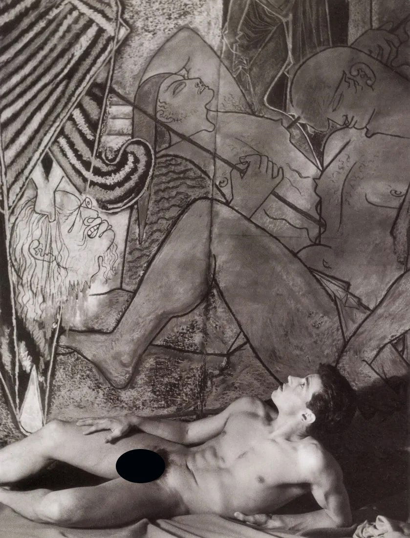 GEORGE PLATT-LYNES - Male Figure, 1947 (1 of 2)