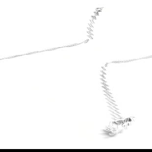 Tiffany & Co Curved Heart Elsa Peretti necklace: Beautiful Tiffany & Co. necklace. - Designed by Elsa Peretti. - Curved heart pendant. - In 925 sterling silver. - Signed. Reserve: $142.00 Shipping: Domestic: Flat-rate of $50.00Â to anywhere with