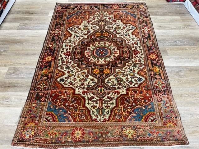 Antique Persian Sarouk farahan Rug-3040 (1 of 9)