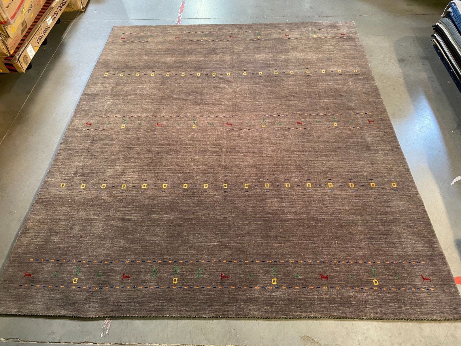 MAGNIFICENT GABBEH RUG 8.5X10 (1 of 10)