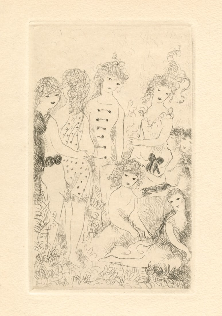 Marie Laurencin original etching, 1926 (1 of 1)