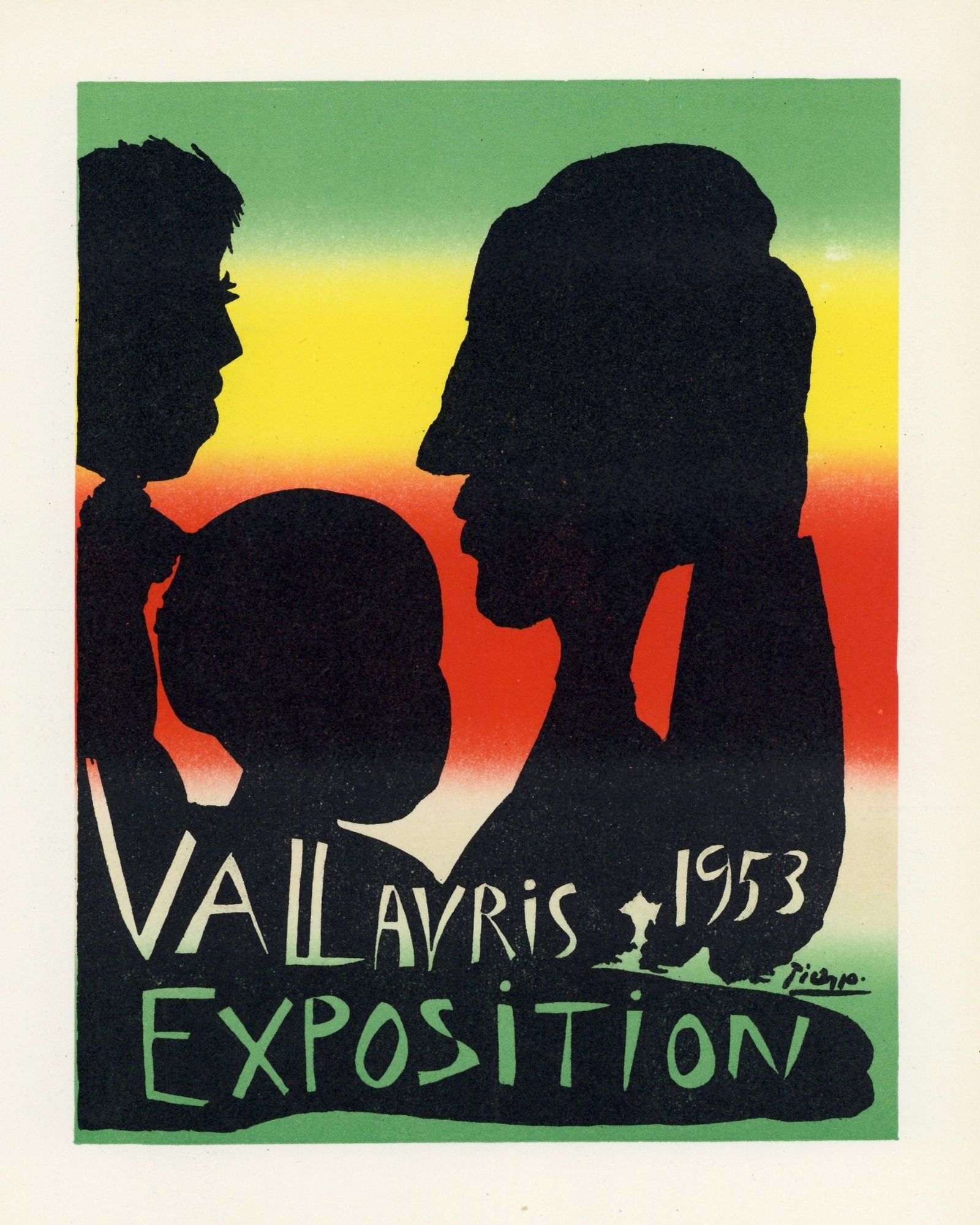 Pablo Picasso lithograph poster "Exposition Vallauris" (1 of 1)