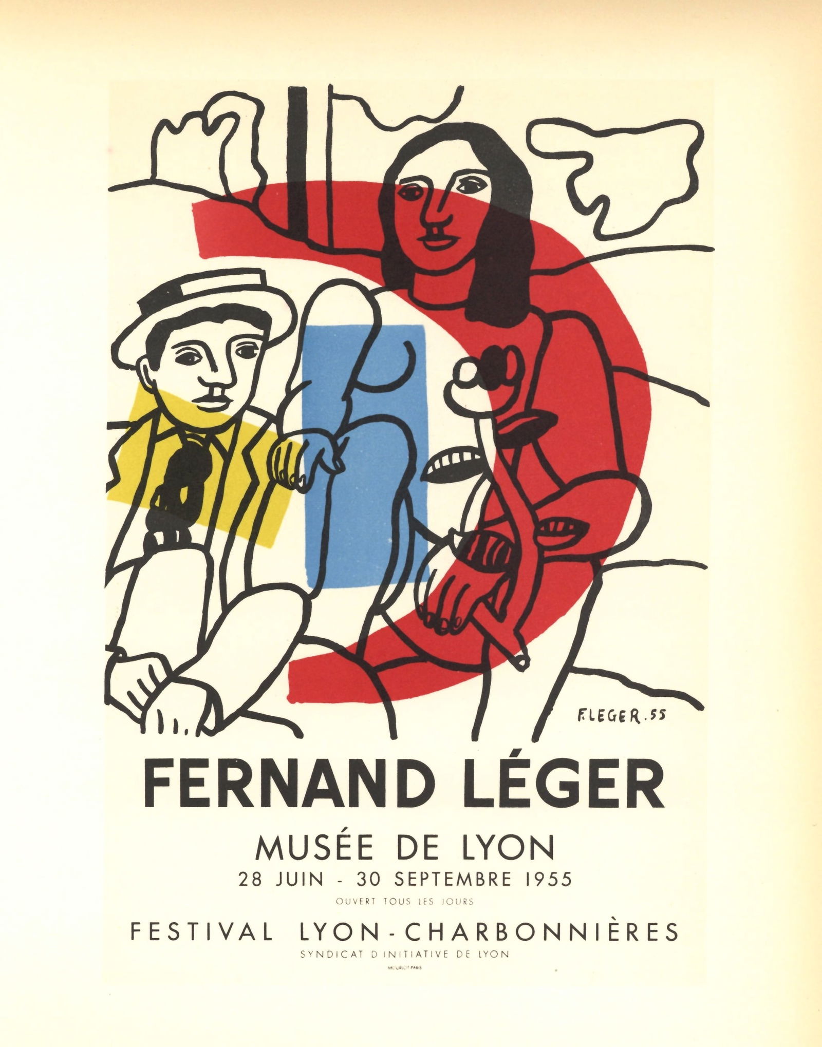 Fernand Leger lithograph poster "Musee de Lyon" (1 of 1)