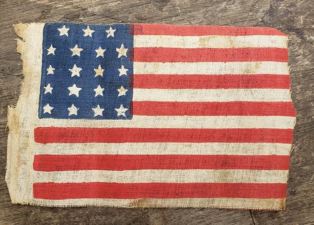 Rare 19 star flag Ultra Rare pattern American parade Flag Indiana flag 1817 (1 of 5)