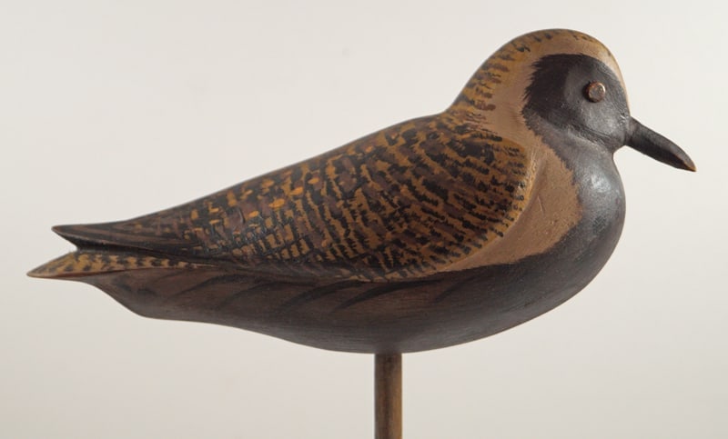 American Golden Plover Decoy Carving Rhodes (1 of 7)