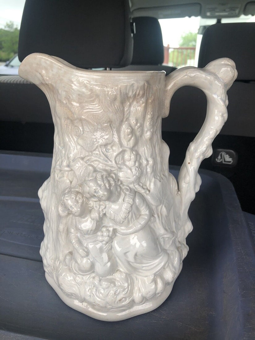 9 1/4” Ironstone Pitcher (1 of 6)