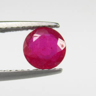 1.19 Ct - Natural Pinkish Red Ruby: No Reserve! Title: 1.19 Ct - Natural Pinkish Red Ruby Description: Gemstone Metal Purity (If Applicable):- Gemstones: Ruby Carat Weights: 1.19 Size/Dimensions:6.5 x 6.5 x 3.0 mm Additional Info:Pieces