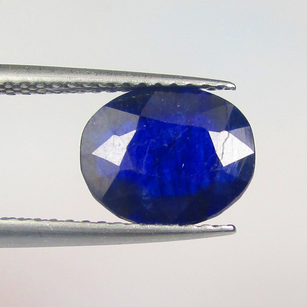 3.22 Ctw Diffusion Sapphire Oval Cut (1 of 2)