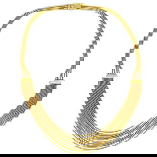 H. Stern 18k Yellow Gold Diamond Colar Chain Necklace: Authentic H. Stern 18k Yellow Gold Diamond Colar Chain Necklace Excellent condition Comes in a gift Box Weight: 51.8 grams 18k yellow Gold Length: 16.5 in Reserve: $6,200.00 Shipping: Domestic: F