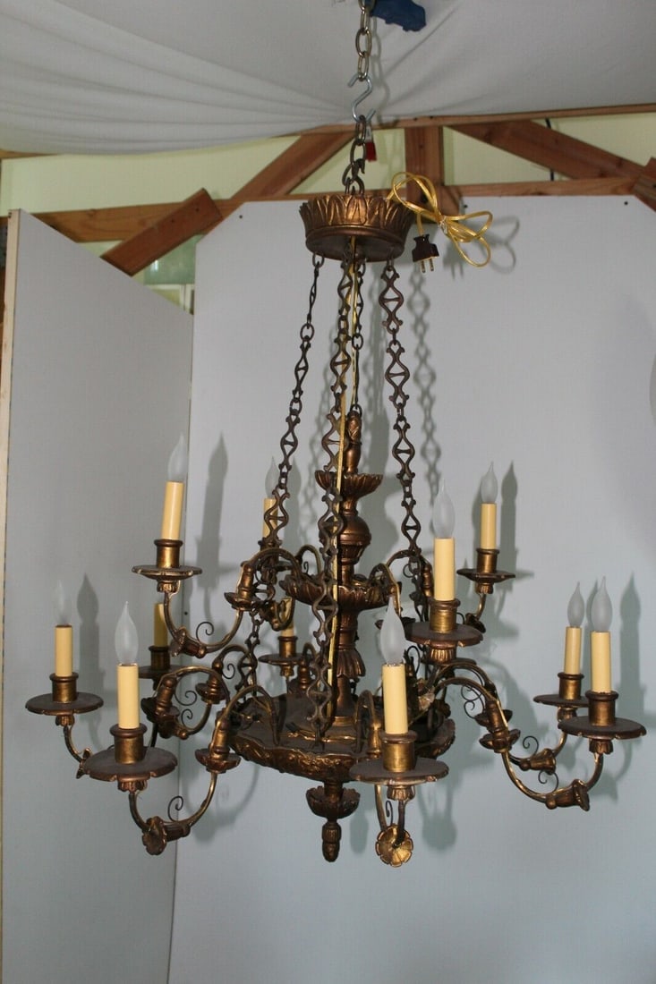 ANTIQUE Chandelier (1 of 5)