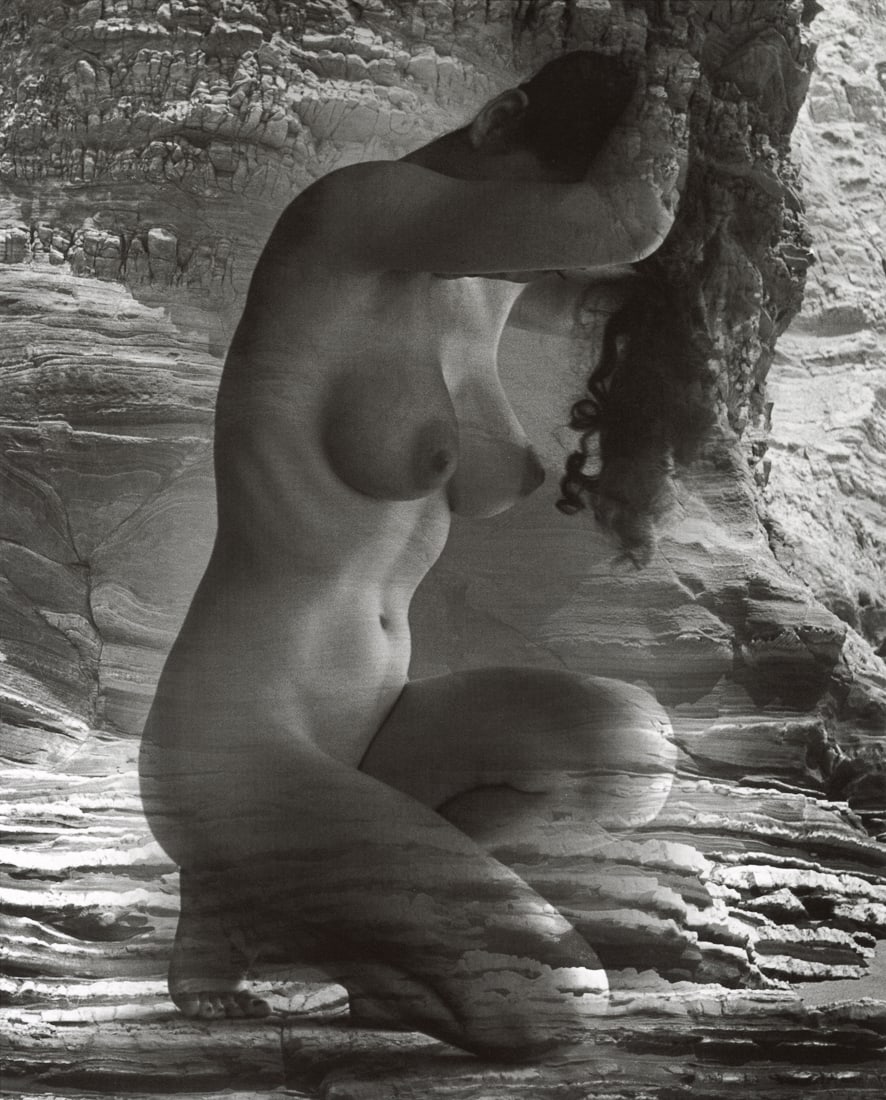 ANDRE DE DIENES - Female Figure in Grand Canyon 1950s (1 of 1)