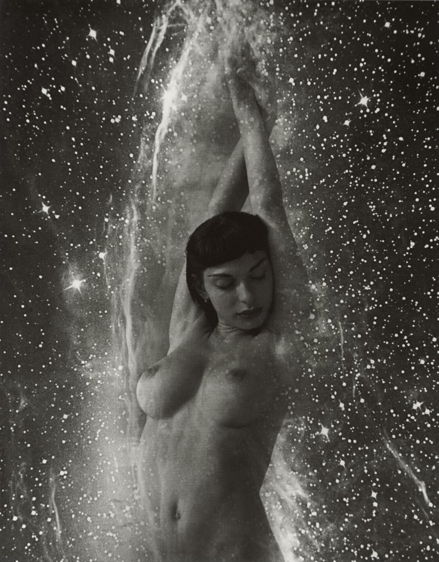ANDRE DE DIENES - Shirley Levitt in Space, 1950s (1 of 1)