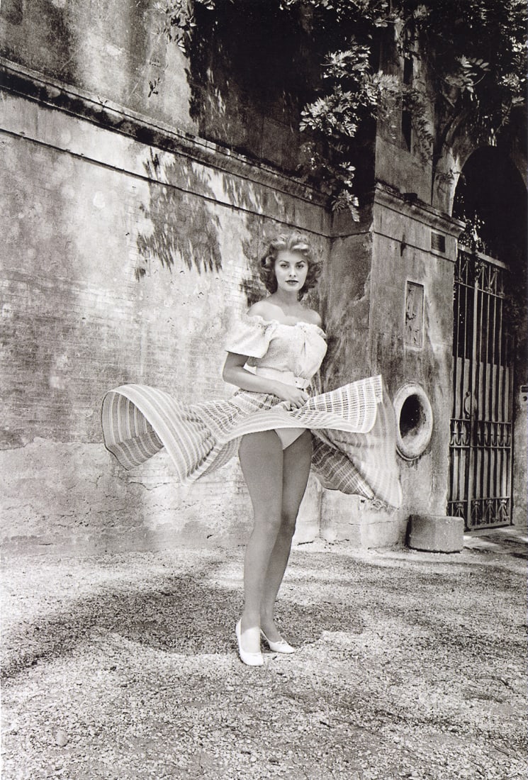 ORMOND GIGLI - Sophia Loren, Rome, 1955: Artist: Ormond Gigli Title: Sophia Loren, Rome, 1955 Medium: Photo Litho, 2013, China Dimensions: 8.75x12.95" Description: Heat Wax Mounted on 12x16" Conservation Board Artist Bio: Ormond Gigli (1925-