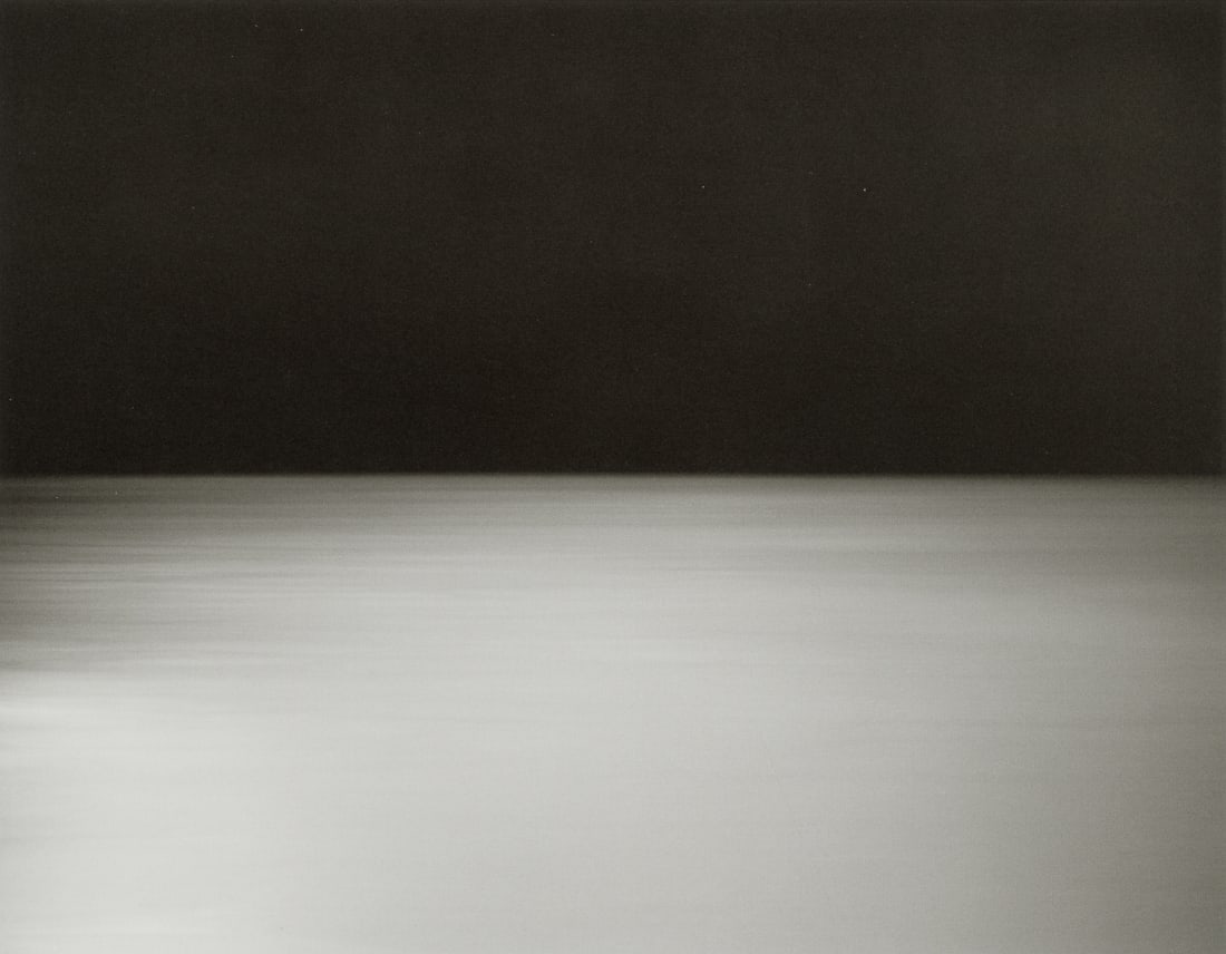 HIROSHI SUGIMOTO - Bay of Sagami, Atami, 1997: Artist: Hiroshi Sugimoto Title: Bay of Sagami, Atami, 1997 (Neg. #501) Medium: Photo Litho, 2019, Italy Dimensions: 8.45x6.6" Description: Heat Wax Mounted on 8.5x11" Conservation Board Artist Bio: Hi