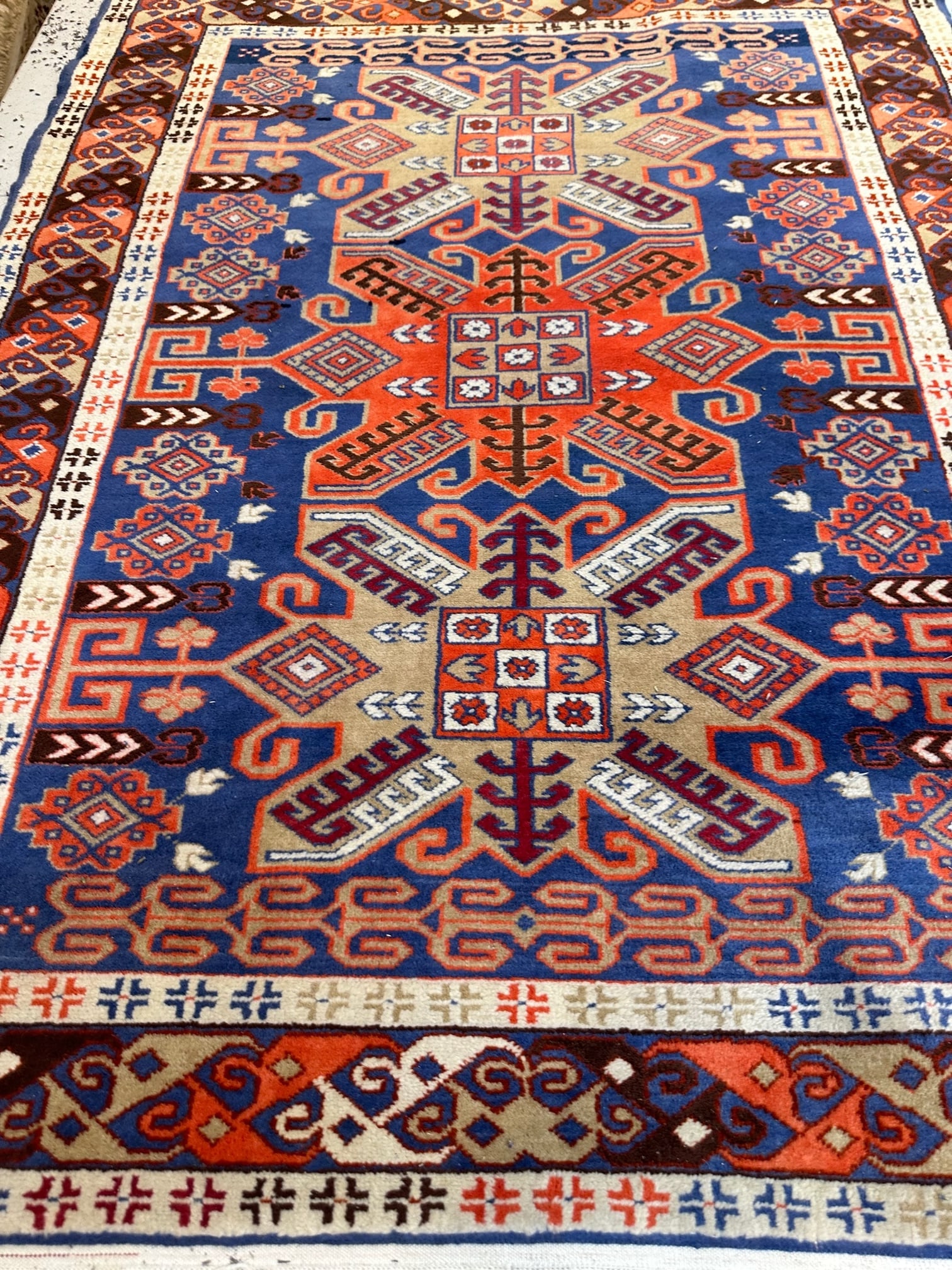 Hand Knotted Shirvan Rug 3x5 ft (1 of 7)