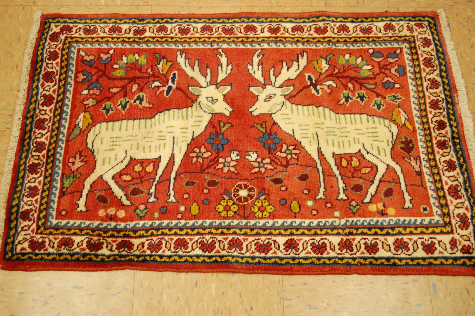 Persian MALAYR RUG, 2'2" x 3'4" (1 of 11)
