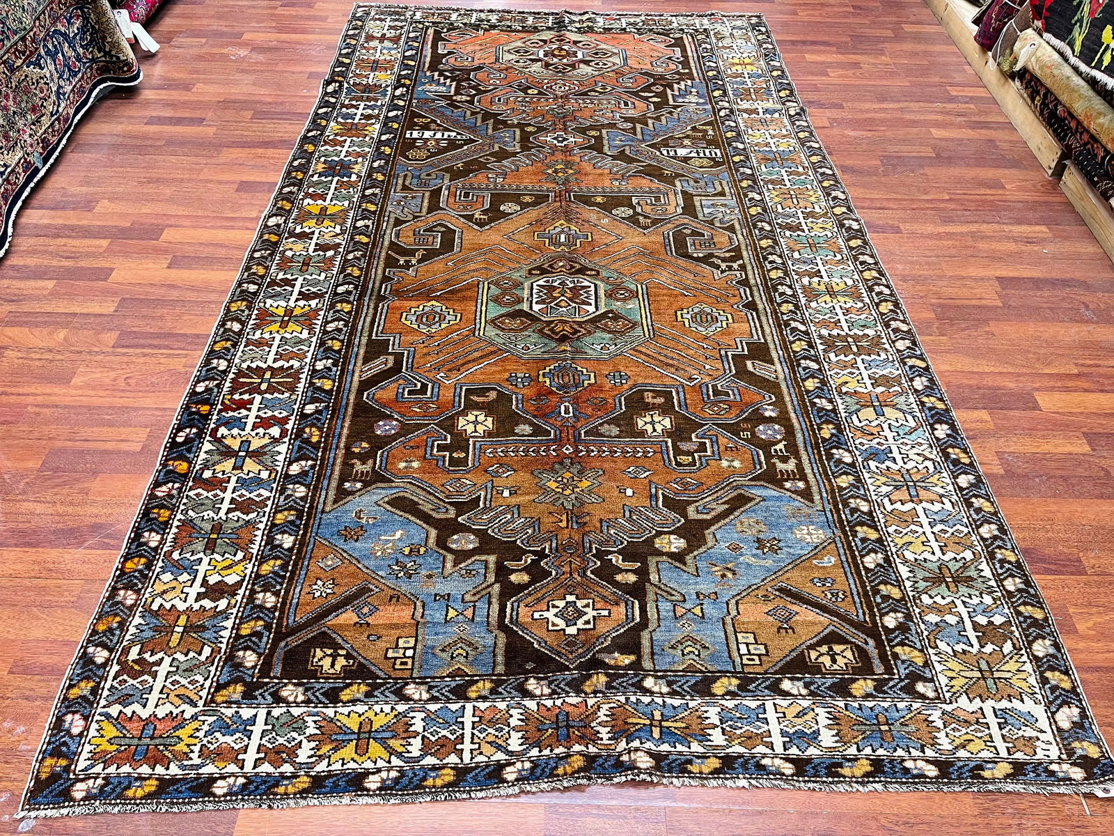 Antique Dated shirvan caucasian Rug-2511 (1 of 14)