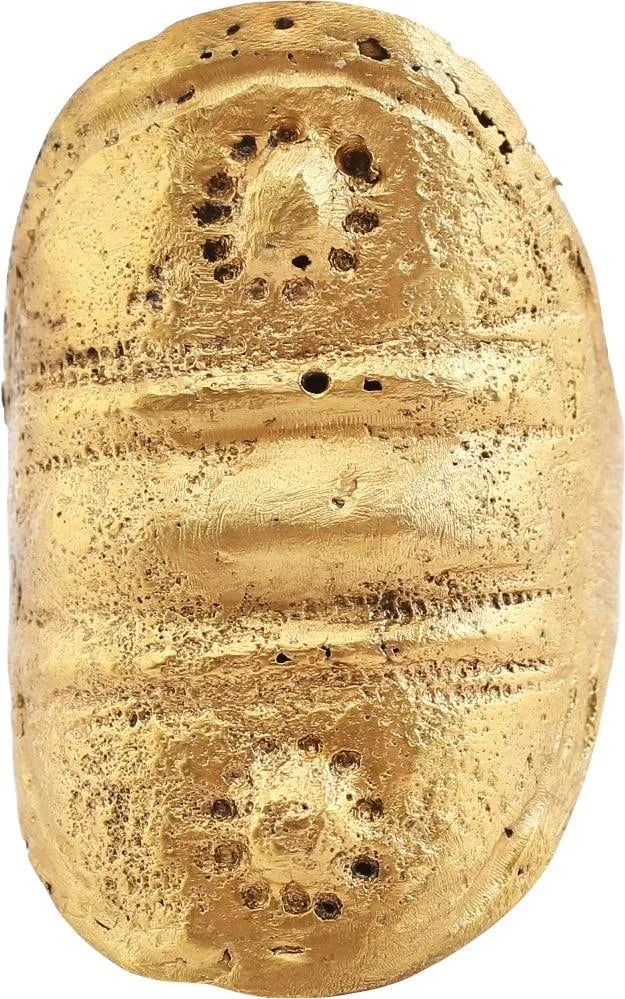 SUPERB VIKING SHIELD RING C. 9TH-10TH CENTURY, SIZE 11 (1 of 5)