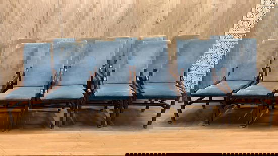Vintage Mid Century Modern Henredon Scene One Collection Dining Chairs - Set of 12: Vintage Mid Century Modern Henredon Scene One Collection Dining Chairs - Set of 12 Vintage Mid Century Modern Henredon “Scene One Collection” 12 parsons dining chairs (10 side chairs and 2