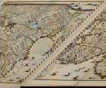 1680 de Wit Map of Northern Holland -- Noordt Hollandt: Title: 1680 de Wit Map of Northern Holland -- Noordt Hollandt Cartographer: F de Wit Year / Place: 1680 c., Amsterdam Map Dimension (in.): 17.7 X 21.5 in. This is a large, superb map of North Holland,