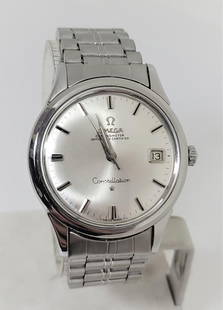 Vintage S/Steel OMEGA CONSTELLATION Automatic Watch 1960s Cal 561* 14777* EXLNT: Vintage 14k OMEGA CONSTELLATION Automatic Watch c.1960s Cal.561* Ref 14777* SERVICED ​ This Men's Omega watch is Swiss made. Great present for yourself or someone you love as well as for