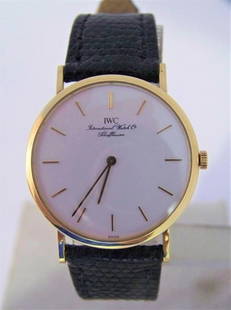 Unisex 18k Gold IWC SHAFFHAUSEN PORTOFINO Winding Watch Ref 2010 Cal 849 EXLNT: Unisex 18k Gold IWC SHAFFHAUSEN PORTOFINO Winding Watch Ref 2010 Cal 849 EXLNT This Unisex IWC watch is Swiss made. Great present for yourself or someone you love as well as for watch collectors or