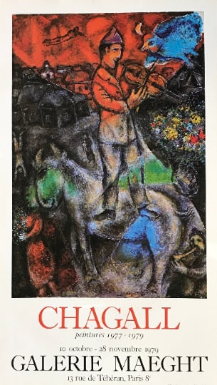 Marc Chagall Poster Peintures Maeght (1 of 1)