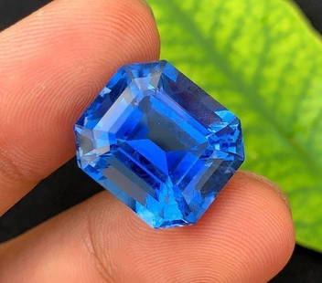 Deep Blue Aquamarine Gemstone For Jewelry Making, Santa Maria Aquamarine Cut Stone, Faceted: Materials: Gem type: Aquamarine Carat weight: 21 Deep Blue Aquamarine Gemstone For Jewelry Making, Santa Maria Aquamarine Cut Stone, Faceted Aquamarine Jewelry Stone, Loose Aquamarine Stone, 21 CT Wei