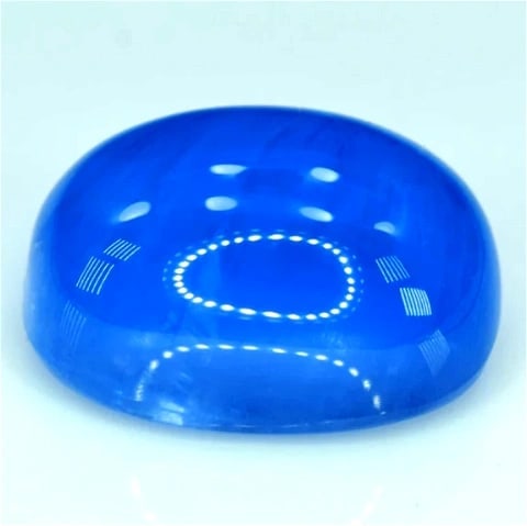 Aquamarine, 10.95 Carats Top Quality Blue Aquamarine Cabochon (1 of 8)